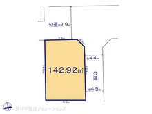 【千葉県/千葉市中央区村田町】千葉市中央区村田町 土地 区画図