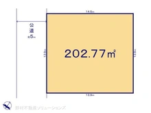 【千葉県/千葉市花見川区こてはし台】千葉市花見川区こてはし台5丁目 土地 区画図