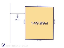 【千葉県/船橋市前原東】船橋市前原東6丁目 土地 区画図