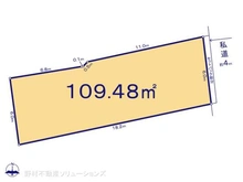 【千葉県/千葉市中央区鶴沢町】千葉市中央区鶴沢町 土地 区画図