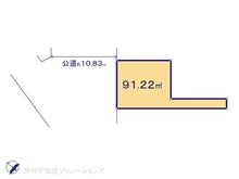 【千葉県/千葉市中央区松波】千葉市中央区松波3丁目 土地 区画図