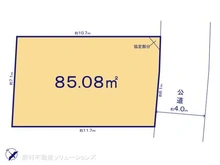 【千葉県/千葉市花見川区南花園】千葉市花見川区南花園1丁目 土地 区画図
