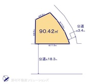 【千葉県/千葉市中央区椿森】千葉市中央区椿森2丁目 土地 区画図