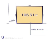 【東京都/東村山市秋津町】東村山市秋津町3丁目 土地 区画図