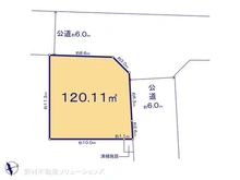 【埼玉県/所沢市東狭山ケ丘】所沢市東狭山ケ丘1丁目 土地 区画図