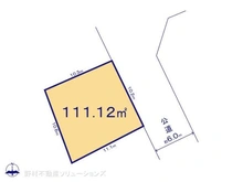 【埼玉県/所沢市大字上安松】所沢市大字上安松 土地 区画図
