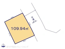 【埼玉県/所沢市大字上安松】所沢市大字上安松 土地 区画図