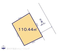 【埼玉県/所沢市大字上安松】所沢市大字上安松 土地 区画図