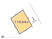 【埼玉県/所沢市大字上安松】所沢市大字上安松 土地 区画図
