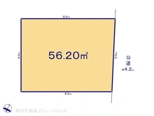 【埼玉県/所沢市弥生町】所沢市弥生町 土地 区画図