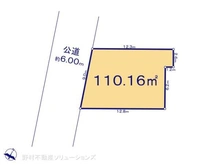 【東京都/東村山市久米川町】東村山市久米川町2丁目 土地 区画図