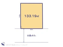 【埼玉県/所沢市東所沢】所沢市東所沢2丁目 土地 区画図