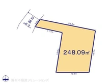 【埼玉県/所沢市松が丘】所沢市松が丘1丁目 土地 区画図