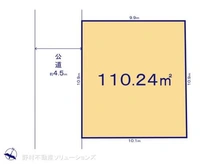 【東京都/清瀬市下清戸】清瀬市下清戸5丁目 土地 区画図