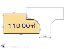 【東京都/東村山市恩多町】東村山市恩多町3丁目 土地 区画図