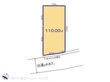 【東京都/東村山市恩多町】東村山市恩多町3丁目 土地 区画図