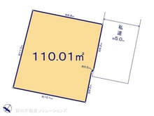 【東京都/東村山市秋津町】東村山市秋津町3丁目 土地 区画図