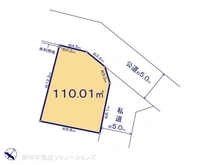 【東京都/東村山市秋津町】東村山市秋津町3丁目 土地 区画図