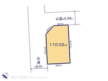 【東京都/東村山市秋津町】東村山市秋津町3丁目 土地 区画図