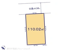 【東京都/東村山市秋津町】東村山市秋津町3丁目 土地 区画図
