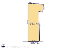 【東京都/東村山市多摩湖町】東村山市多摩湖町1丁目 土地 区画図
