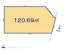 【東京都/東村山市秋津町】東村山市秋津町2丁目 土地 区画図