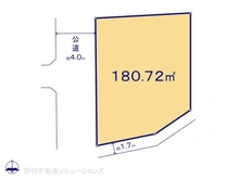 【埼玉県/所沢市小手指南】所沢市小手指南2丁目 土地 区画図