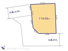 【東京都/東村山市秋津町】東村山市秋津町3丁目 土地 区画図