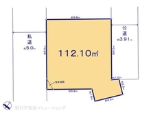 【東京都/東村山市秋津町】東村山市秋津町3丁目 土地 区画図
