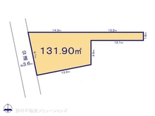 【埼玉県/所沢市寿町】所沢市寿町 土地 区画図