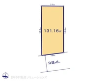 【埼玉県/所沢市東所沢和田】所沢市東所沢和田1丁目 土地 区画図