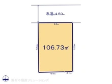 【東京都/東村山市秋津町】東村山市秋津町3丁目 土地 区画図