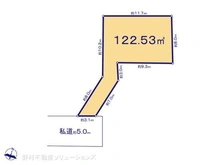 【東京都/東村山市恩多町】東村山市恩多町1丁目 土地 区画図