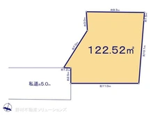 【東京都/東村山市恩多町】東村山市恩多町1丁目 土地 区画図