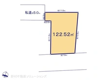 【東京都/東村山市恩多町】東村山市恩多町1丁目 土地 区画図