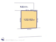 【東京都/東村山市恩多町】東村山市恩多町1丁目 土地 区画図