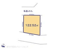 【東京都/東村山市恩多町】東村山市恩多町1丁目 土地 区画図
