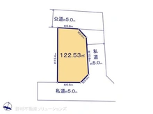 【東京都/東村山市恩多町】東村山市恩多町1丁目 土地 区画図