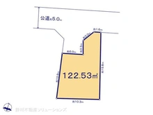 【東京都/東村山市恩多町】東村山市恩多町1丁目 土地 区画図