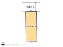 【東京都/清瀬市中清戸】清瀬市中清戸2丁目 土地 区画図
