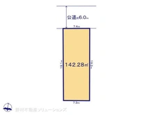 【東京都/清瀬市中清戸】清瀬市中清戸2丁目 土地 区画図