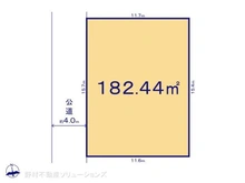【埼玉県/所沢市大字上安松】所沢市大字上安松 土地 区画図