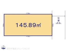 【東京都/清瀬市野塩】清瀬市野塩1丁目 土地 区画図