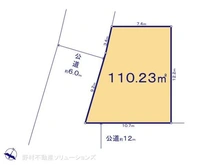 【埼玉県/所沢市東所沢和田】所沢市東所沢和田1丁目 土地 区画図
