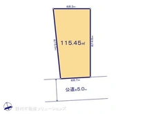 【東京都/東村山市多摩湖町】東村山市多摩湖町1丁目 土地 区画図