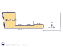 【東京都/東村山市多摩湖町】東村山市多摩湖町1丁目 土地 区画図