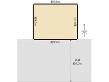 【埼玉県/戸田市大字新曽】戸田市大字新曽　土地 区画図