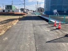 【埼玉県/さいたま市岩槻区大字尾ヶ崎】さいたま市岩槻区大字尾ヶ崎　建築条件付き売地 前面道路