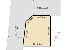 【埼玉県/川口市戸塚東】川口市戸塚東4丁目　土地 区画図
