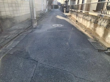 【埼玉県/さいたま市中央区新中里】さいたま市中央区新中里3丁目　土地 前面道路